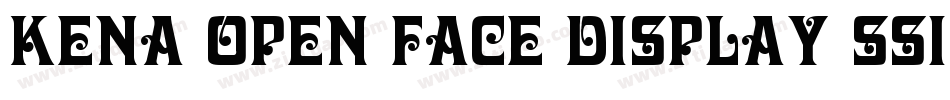 Kena Open Face Display SSi字体转换